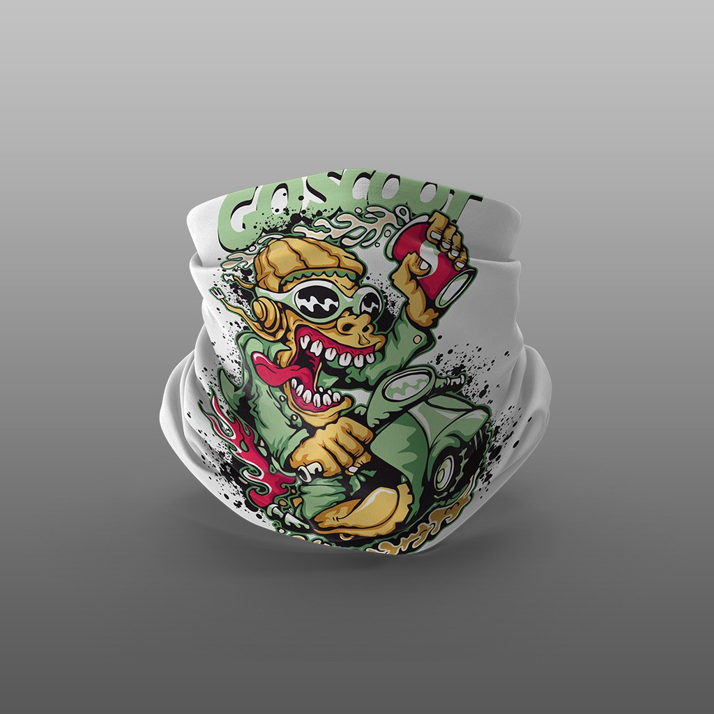 Cascoot Motorcu Buff Maske Outdoor Boyunluk Unisex Bandana - Siyah - Yeşil - 40 Motorsiklet Sürücüsü Giyim & Ayakkabı Fiyatı