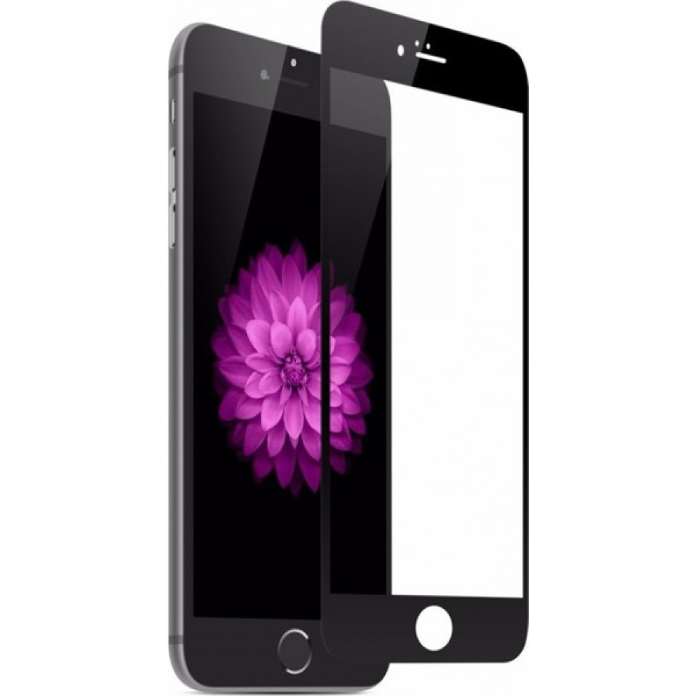 Case 4U Apple iPhone SE 2022 / SE 2020 / iPhone 8 / iPhone 7 Tam Kaplayan Fiber Nano Ekran Koruyucu Cam - Siyah Cep Telefonu Kılıfı Fiyatı