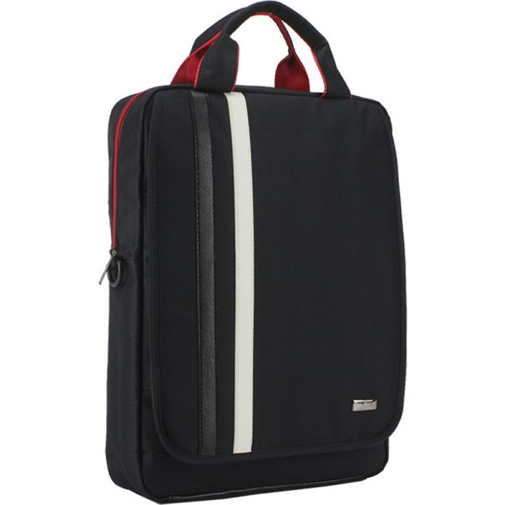 Case Club Laptop Sırt ve El Çantası 15.6" Omuz Askılı Taban Mat Destekli - Siyah - Beyaz Dizüstü Bilgisayar Aksesuarları Fiyatı