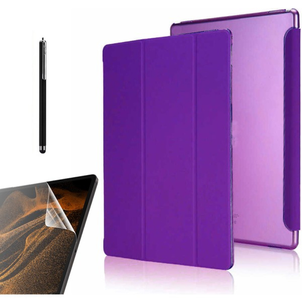 Case Street Huawei Matepad Se 10.4 Kılıf Smart Cover Kapaklı Standlı Uyku Modlu SM22 + Nano + Kalem Mor Oto Boyaları Fiyatı