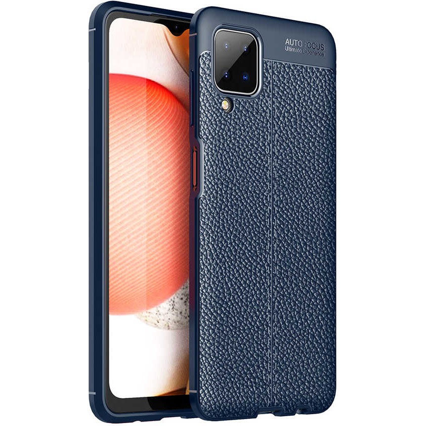 Case Street M12 Kılıf Niss Silikon Deri Görünümlü+Nano Glass Lacivert - Galaxy M12 SSD / Solid State Drive Fiyatı