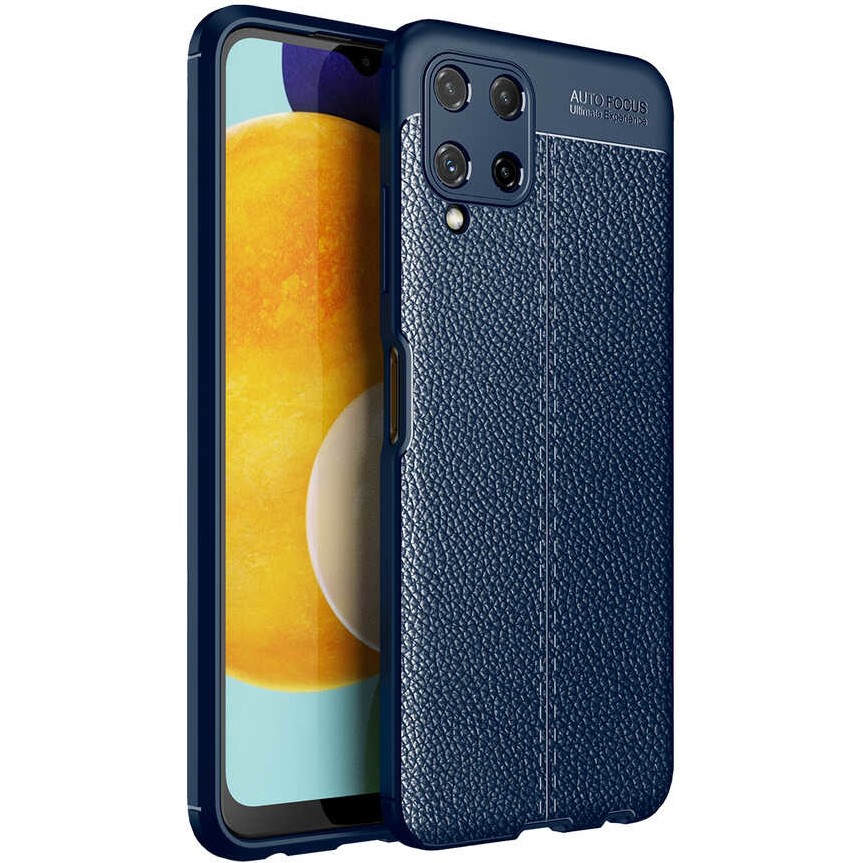 Case Street M32 4g Kılıf Niss Silikon Deri Görünümlü+Nano Glass Lacivert - Galaxy M32 4G SSD / Solid State Drive Fiyatı