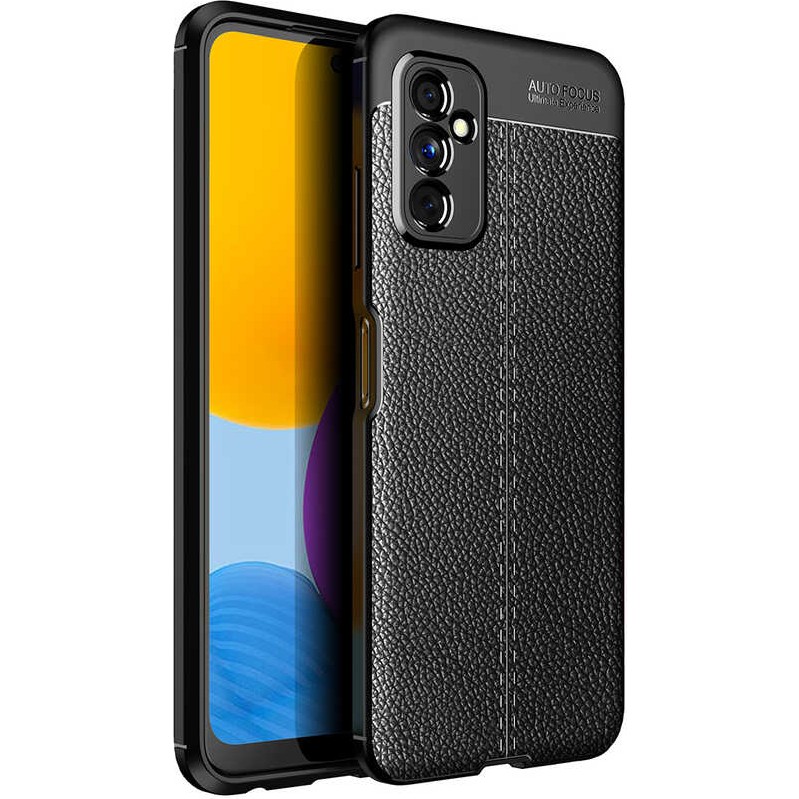Case Street M52 Kılıf Niss Silikon Deri Görünümlü Kamera Korumalı+Nano Glass Siyah - Galaxy M52 SSD / Solid State Drive Fiyatı