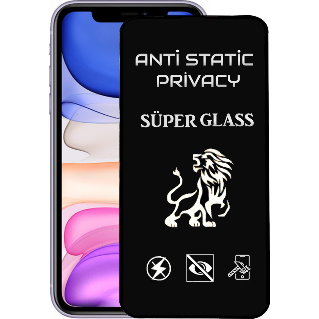 Case World Apple iPhone 11 Tam Kaplayan Anti Statik Hayalet Süper Cam Ekran Koruyucu - Saydam Cep Telefonu Ekran Koruyucusu Fiyatı