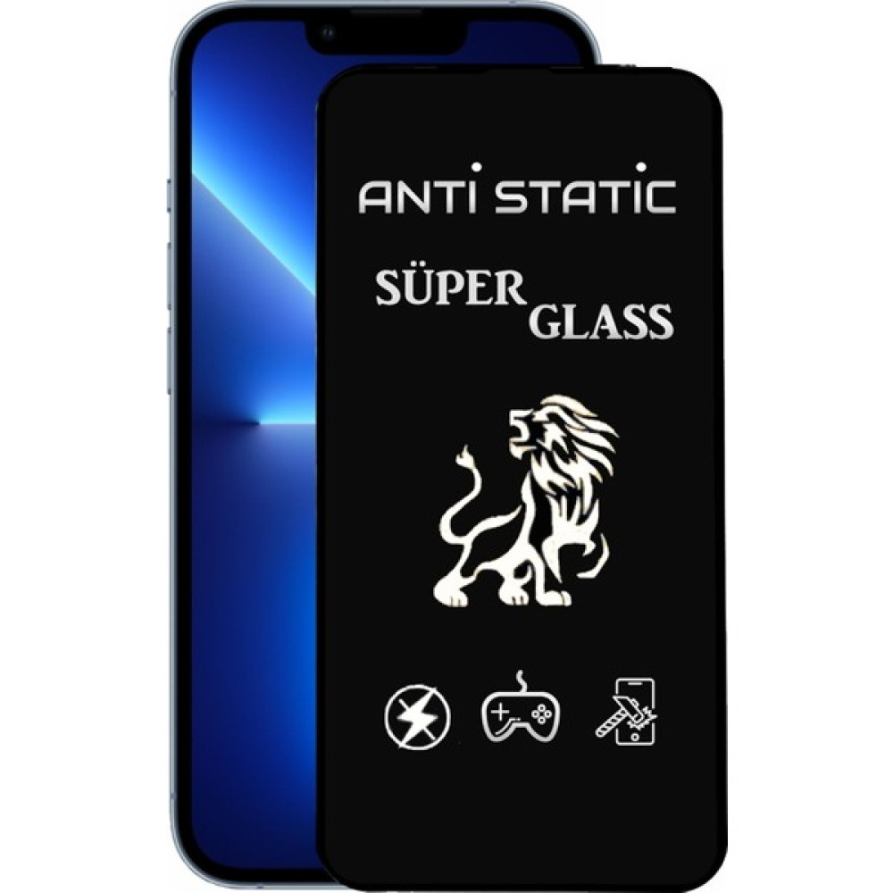 Case World Apple iPhone 13 Pro Max Tam Kaplayan Anti Statik Dayanıklı Süper Cam Ekran Koruyucu - Saydam Cep Telefonu Ekran Koruyucusu Fiyatı