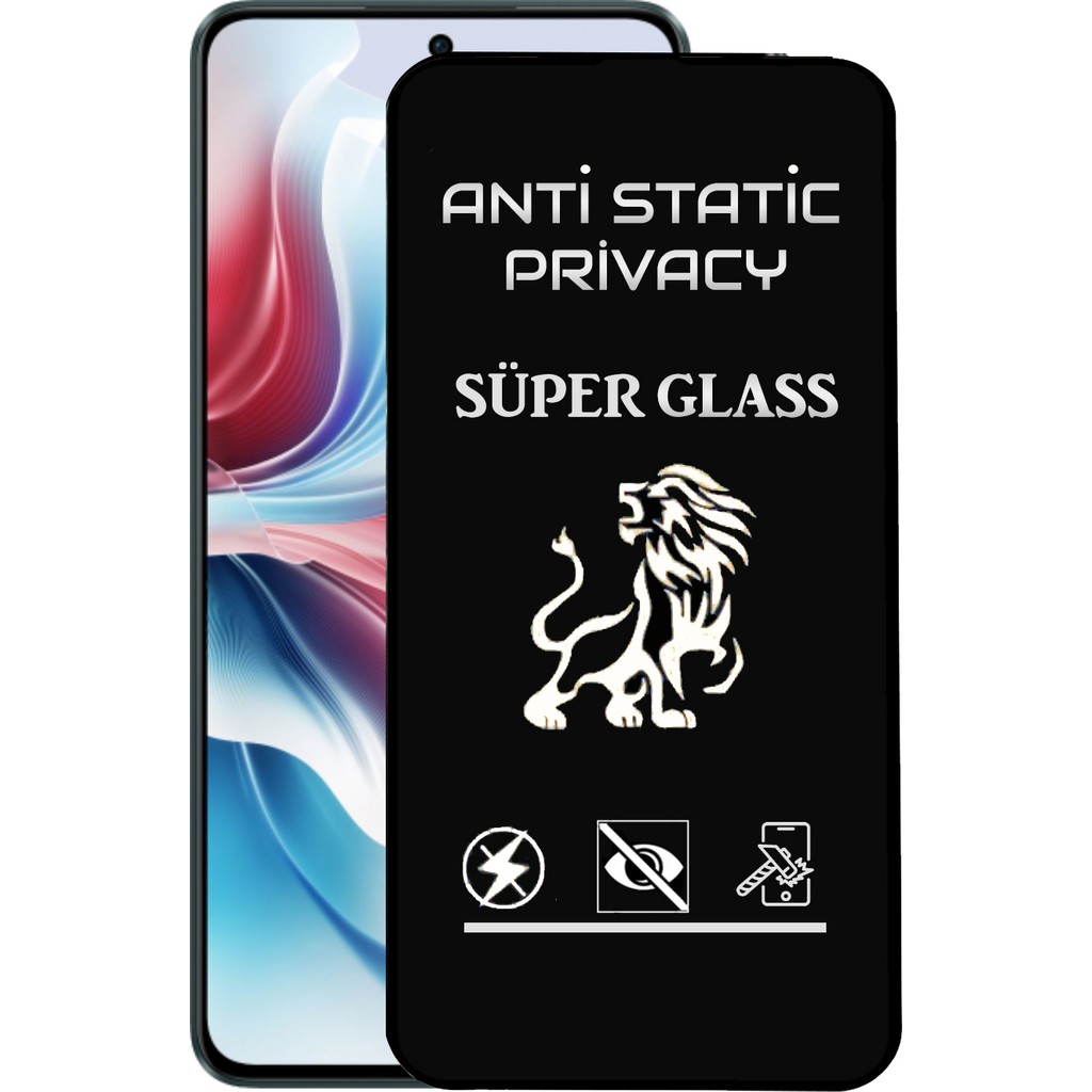 Case World Oppo Reno 11F Tam Kaplayan Anti Statik Hayalet Süper Cam Ekran Koruyucu - Şeffaf Cep Telefonu Ekran Koruyucusu Fiyatı