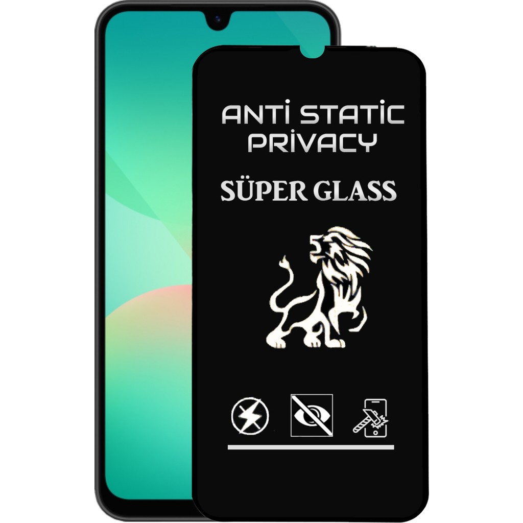 Case World Samsung Galaxy A26 Tam Kaplayan Anti Statik Hayalet Süper Cam Ekran Koruyucu - Şeffaf Cep Telefonu Ekran Koruyucusu Fiyatı