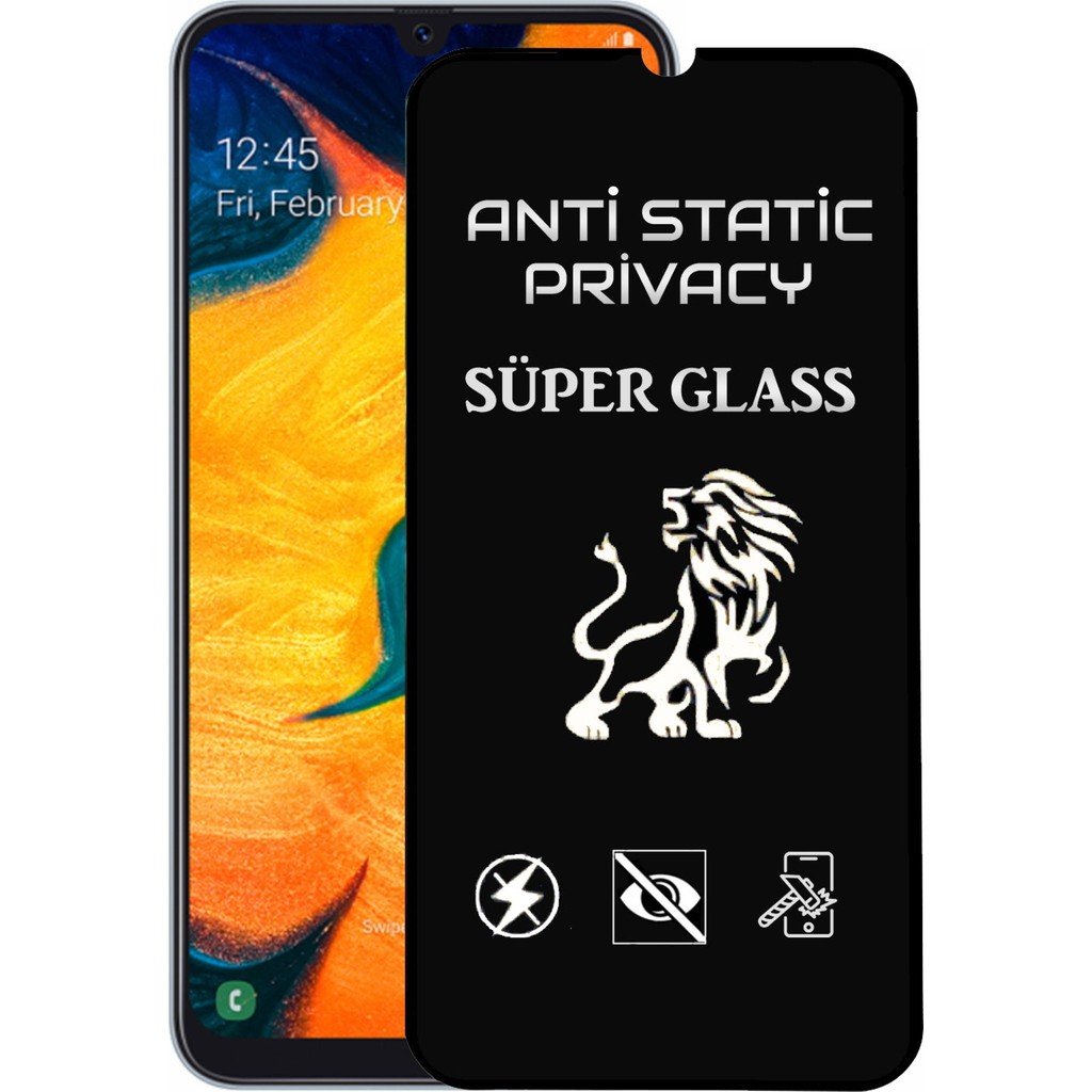 Case World Samsung Galaxy A30 Tam Kaplayan Anti Statik Hayalet Süper Cam Ekran Koruyucu - Saydam Cep Telefonu Ekran Koruyucusu Fiyatı