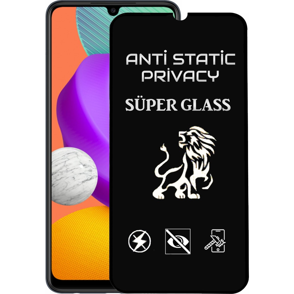 Case World Samsung Galaxy M22 Tam Kaplayan Anti Statik Hayalet Süper Cam Ekran Koruyucu - Saydam Cep Telefonu Ekran Koruyucusu Fiyatı