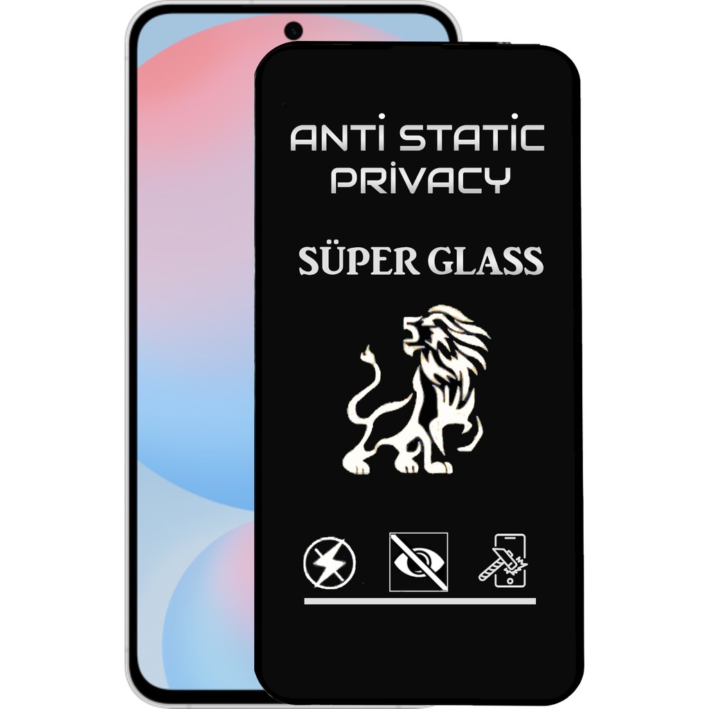 Case World Samsung Galaxy S24 Fe Tam Kaplayan Anti Statik Hayalet Süper Cam Ekran Koruyucu - Şeffaf Cep Telefonu Ekran Koruyucusu Fiyatı