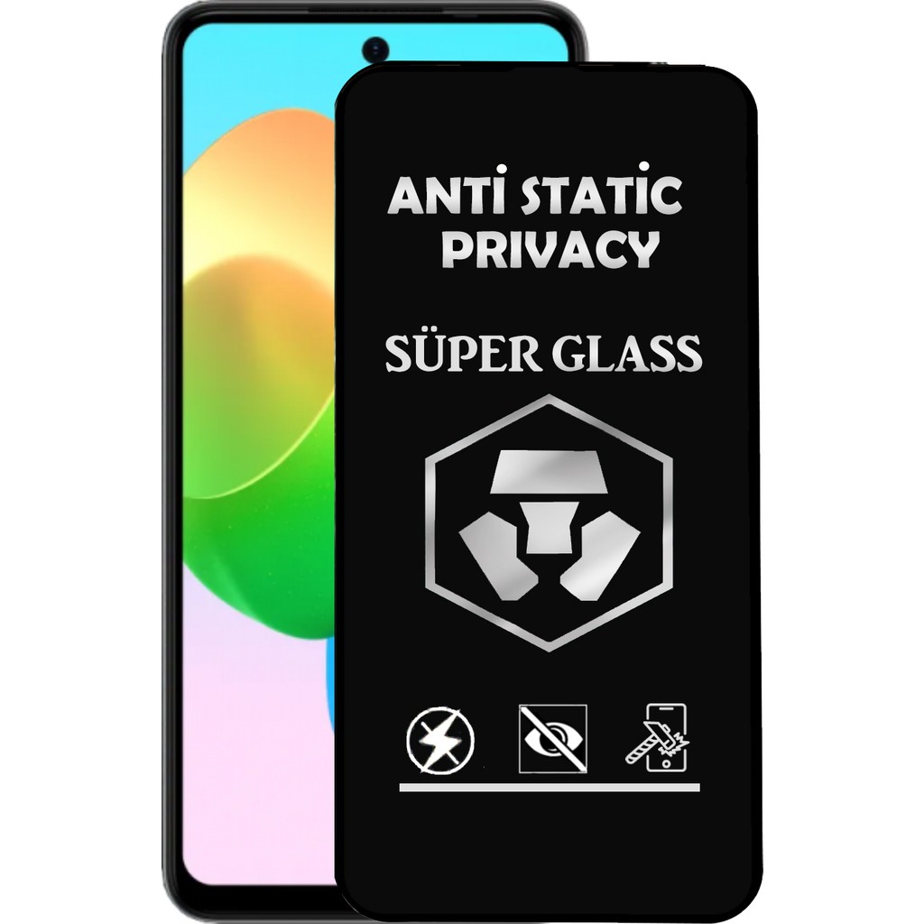 Case World Tecno Spark 20C Tam Kaplayan Anti Statik Hayalet Süper Cam Ekran Koruyucu - Şeffaf Cep Telefonu Ekran Koruyucusu Fiyatı