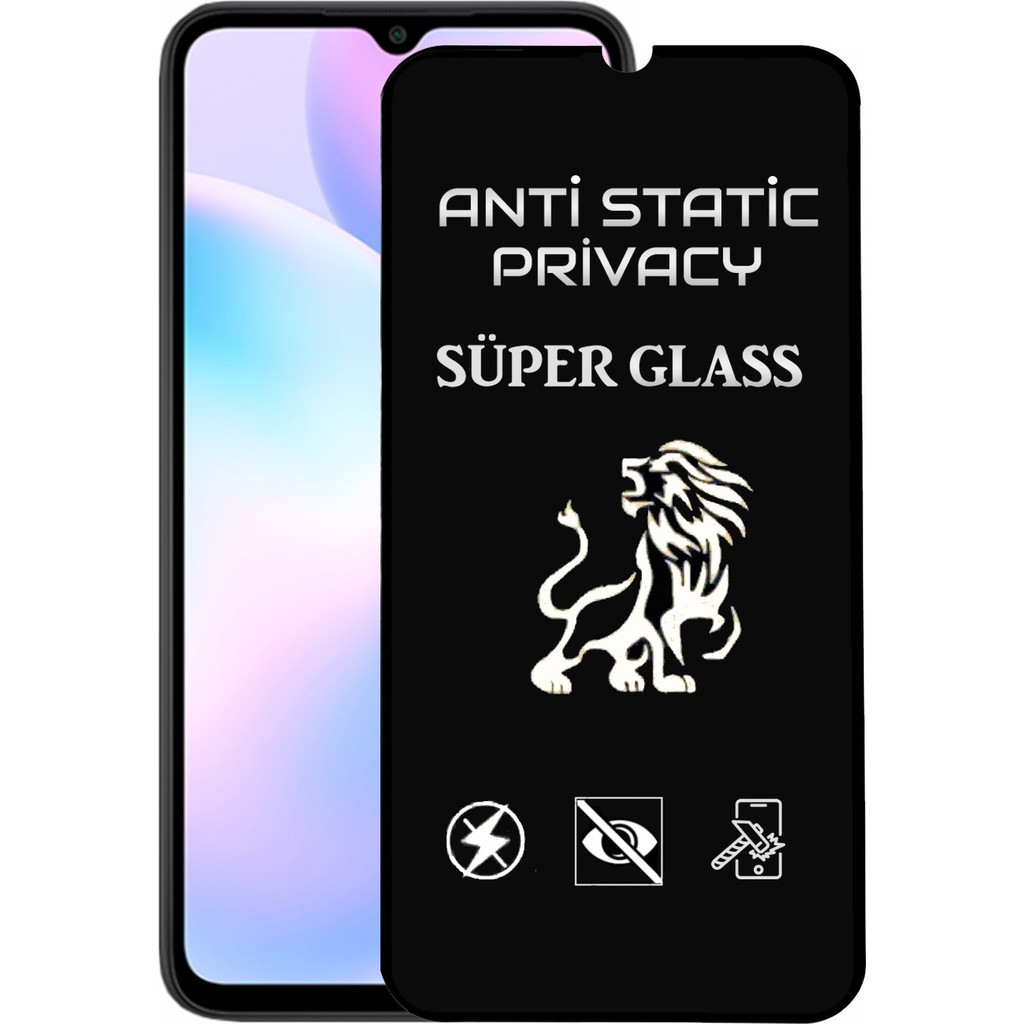 Case World Xiaomi Redmi 9A Tam Kaplayan Anti Statik Hayalet Süper Cam Ekran Koruyucu - Saydam Cep Telefonu Ekran Koruyucusu Fiyatı