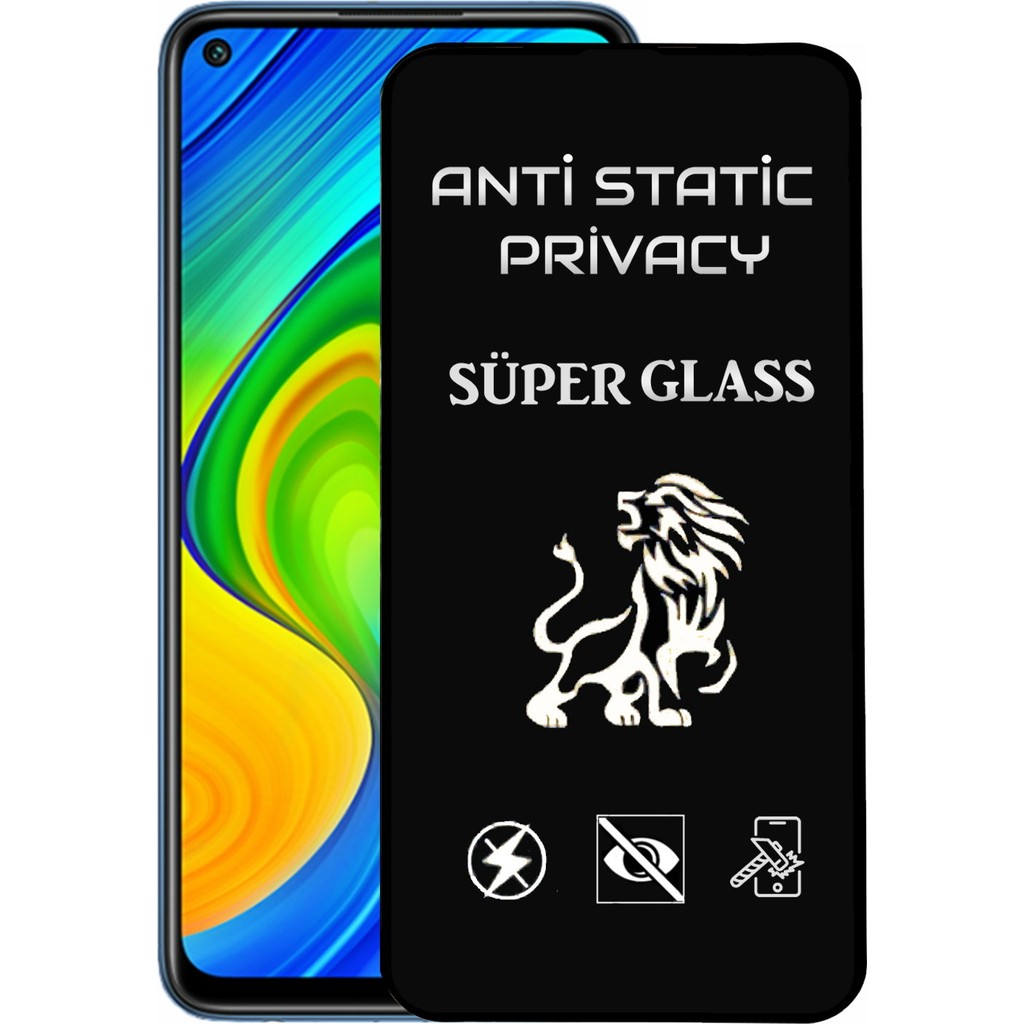 Case World Xiaomi Redmi Note 9 Tam Kaplayan Anti Statik Hayalet Süper Cam Ekran Koruyucu - Saydam Cep Telefonu Ekran Koruyucusu Fiyatı
