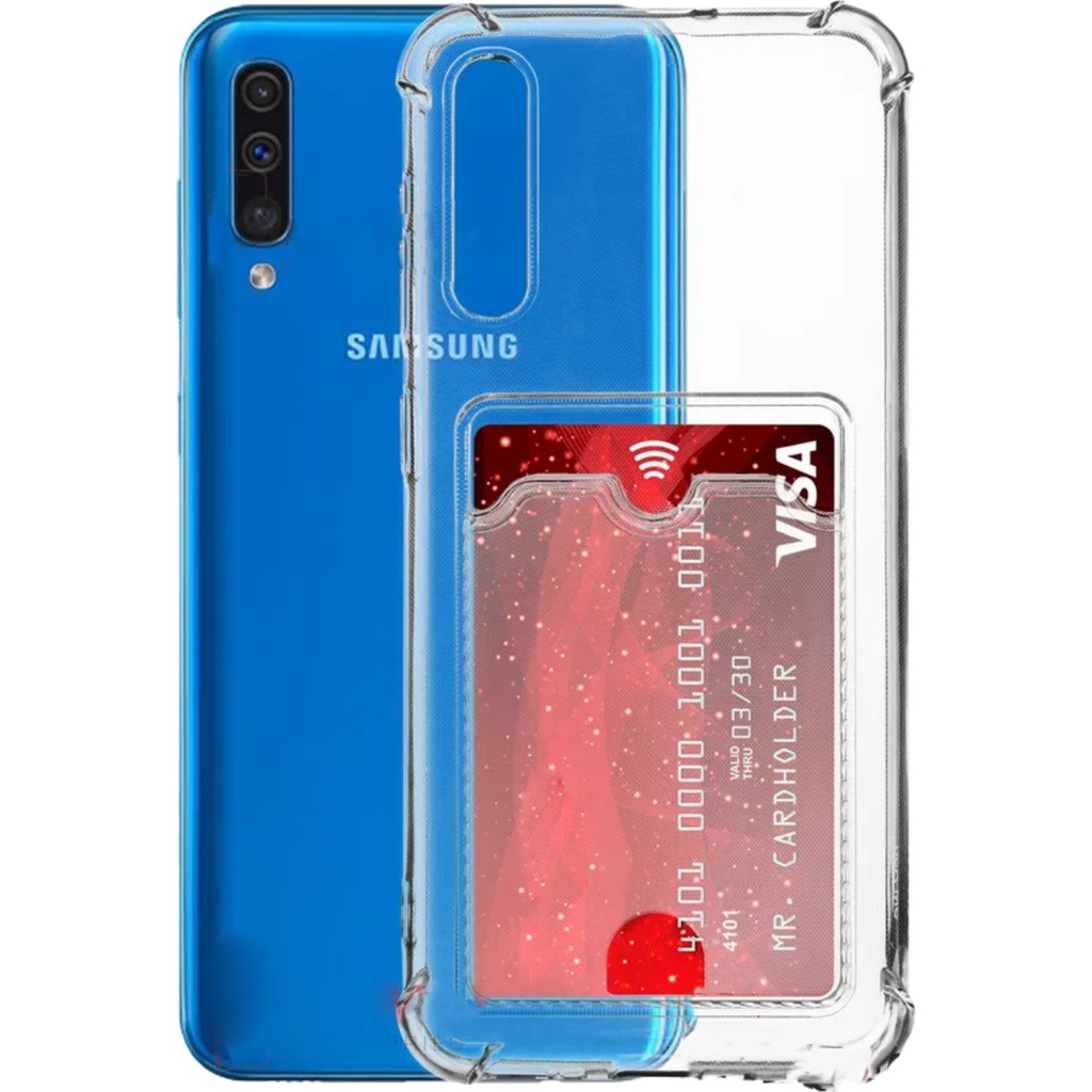 Caseart Samsung Galaxy A30S Kapak Kamera Korumalı Kartlıklı Darbe Emici Özellikli Şeffaf Silikon Kılıf Cep Telefonu Kılıfı Fiyatı