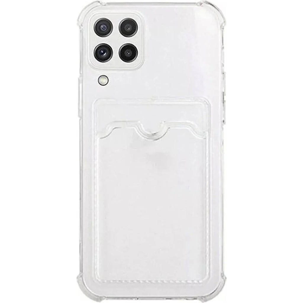 Caseart Samsung Galaxy M12 Kapak Kamera Korumalı Kartlıklı Darbe Emici Özellikli Şeffaf Silikon Kılıf Cep Telefonu Kılıfı Fiyatı