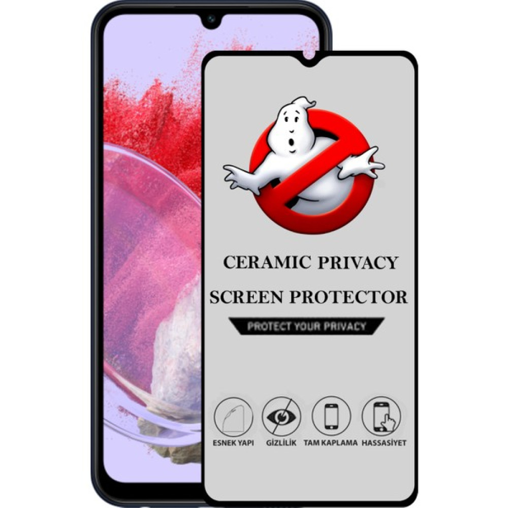 Caseart Samsung Galaxy M34 Tam Kaplayan Parlak Seramik Nano Esnek Hayalet Ekran Koruyucu - Şeffaf Cep Telefonu Ekran Koruyucusu Fiyatı
