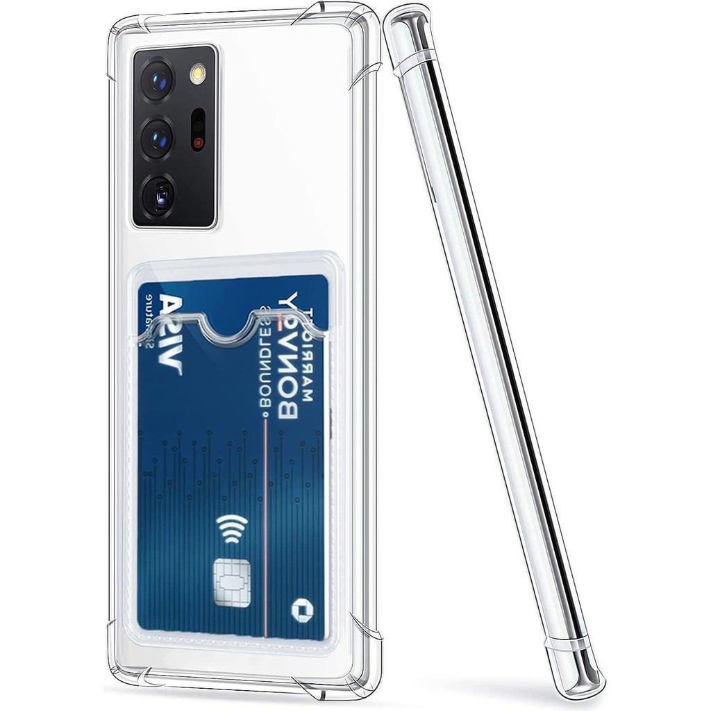 Caseart Samsung Galaxy Note 20 Ultra Kamera Korumalı Kartlıklı Darbe Emici Özellikli Şeffaf Silikon Kılıf Cep Telefonu Kılıfı Fiyatı