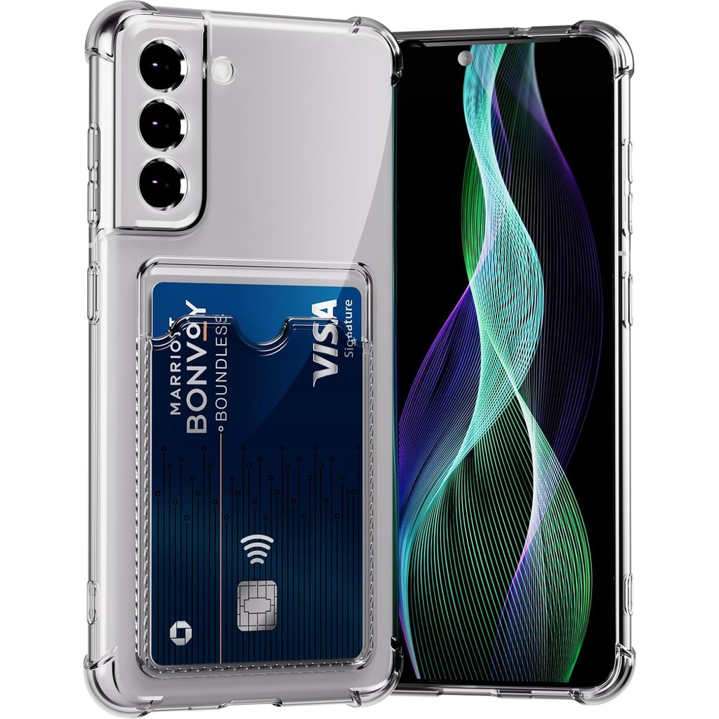 Caseart Samsung Galaxy S24 Fe Kapak Kamera Korumalı Kartlıklı Darbe Emici Özellikli Şeffaf Silikon Kılıf Cep Telefonu Kılıfı Fiyatı