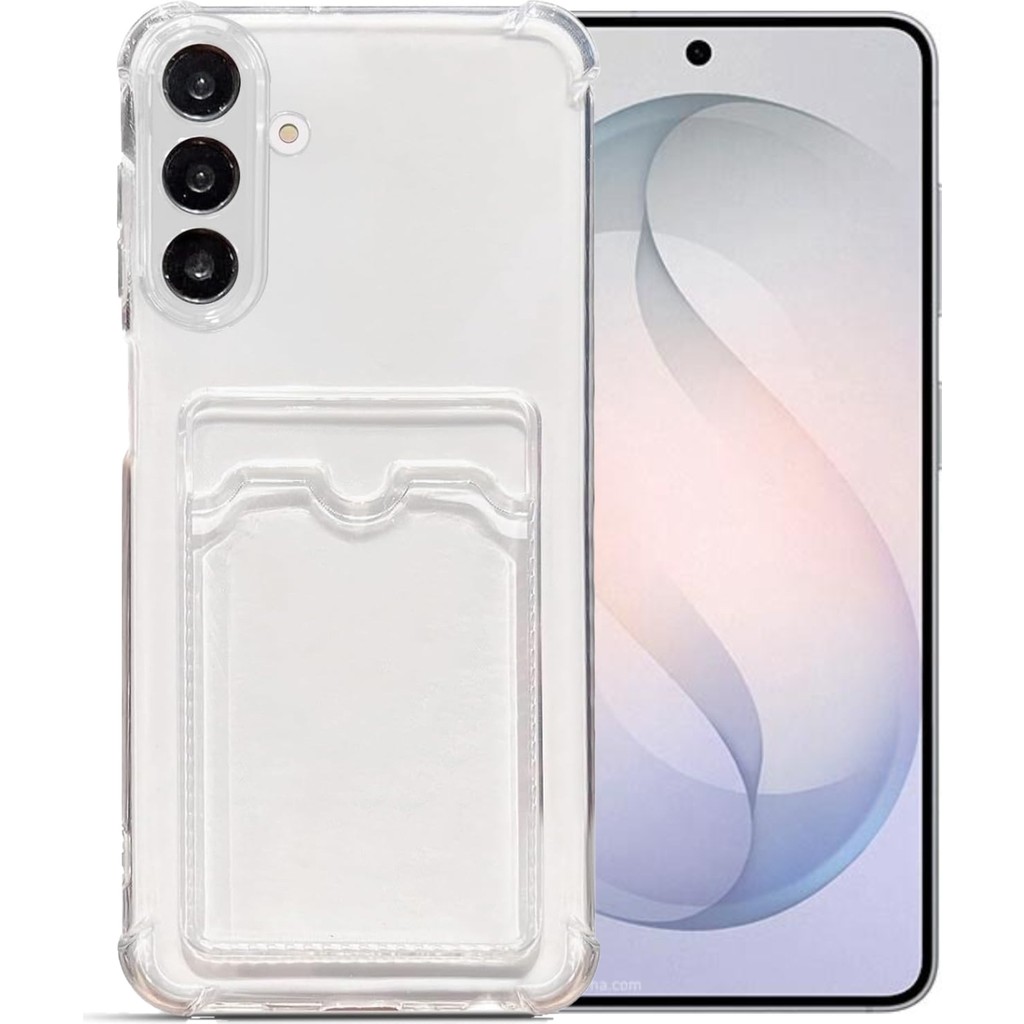 Caseart Samsung Galaxy S26 Kapak Kamera Korumalı Kartlıklı Darbe Emici Özellikli Şeffaf Silikon Kılıf Cep Telefonu Kılıfı Fiyatı