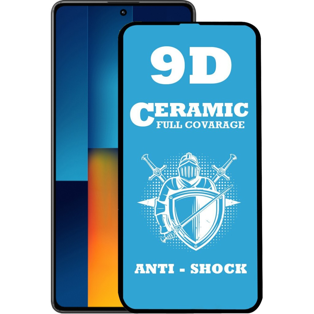 Caseart Xiaomi Poco M6 Pro Tam Kaplayan Seramik Nano Esnek Ekran Koruyucu Cam - Şeffaf Cep Telefonu Ekran Koruyucusu Fiyatı