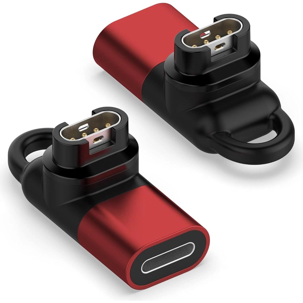 Caseonn Garmin Instinct 3 – 45 Mm, Solar, Tactical Edition Taşınabilir Şarj Dönüştürücü Adaptörü Lightning - Kırmızı - Gri Taşınabilir Şarj Cihazı - Powerbank Fiyatı