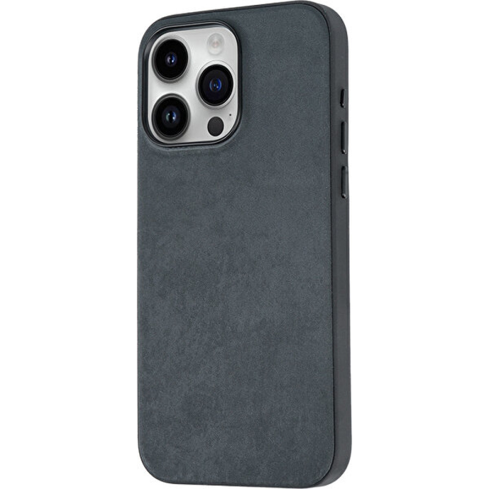 Casetr Apple iPhone 15 Pro - Uyumlu Casetr Mikro Fiber Mimoza Kapak-Siyah - Siyah Cep Telefonu Kılıfı Fiyatı