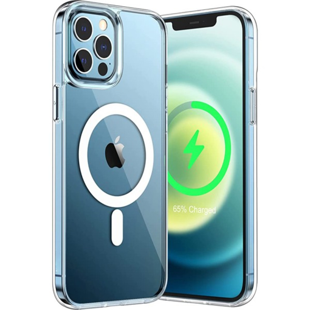 Caseworld Apple iPhone 12 Pro Kapak Magsafe Kablosuz Şarj Destekli Şeffaf Kılıf Cep Telefonu Kılıfı Fiyatı