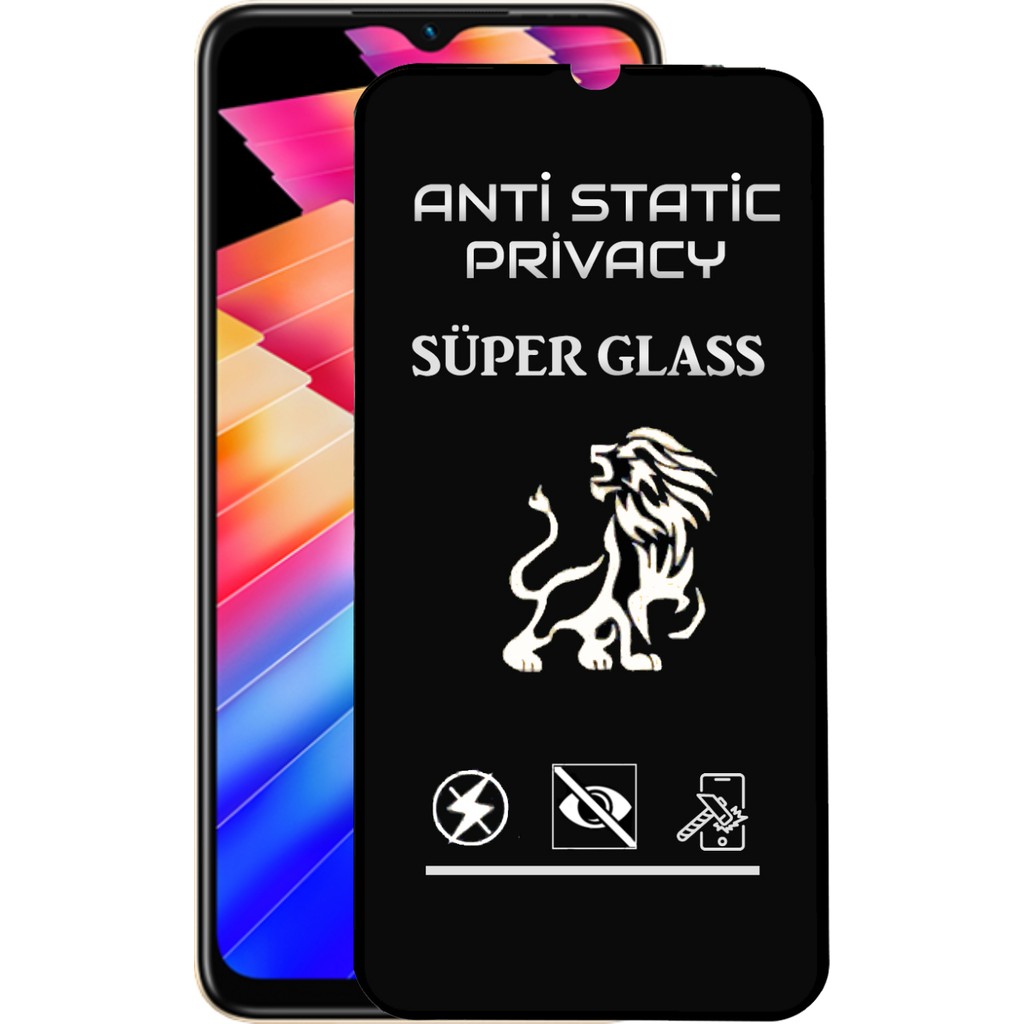 Caseworld Infinix Hot 30i Tam Kaplayan Anti Statik Hayalet Süper Cam Ekran Koruyucu - Şeffaf Cep Telefonu Ekran Koruyucusu Fiyatı
