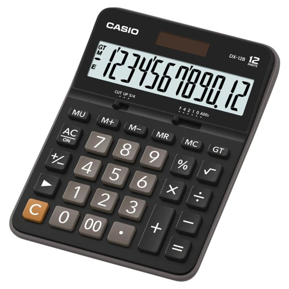 Casio DX-12B 12 Basamak Masaüstü Ekonomik Hesap Makinesi Hesap Makinesi Fiyatı