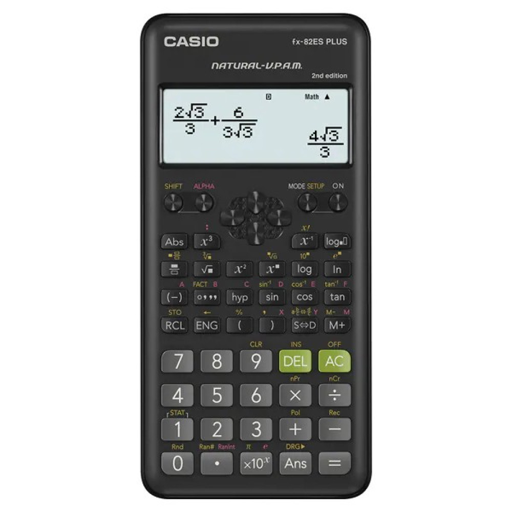Casio FX-82ES Plus 2. Versiyon Bilimsel Fonksiyonlu Hesap Makinesi Hesap Makinesi Fiyatı