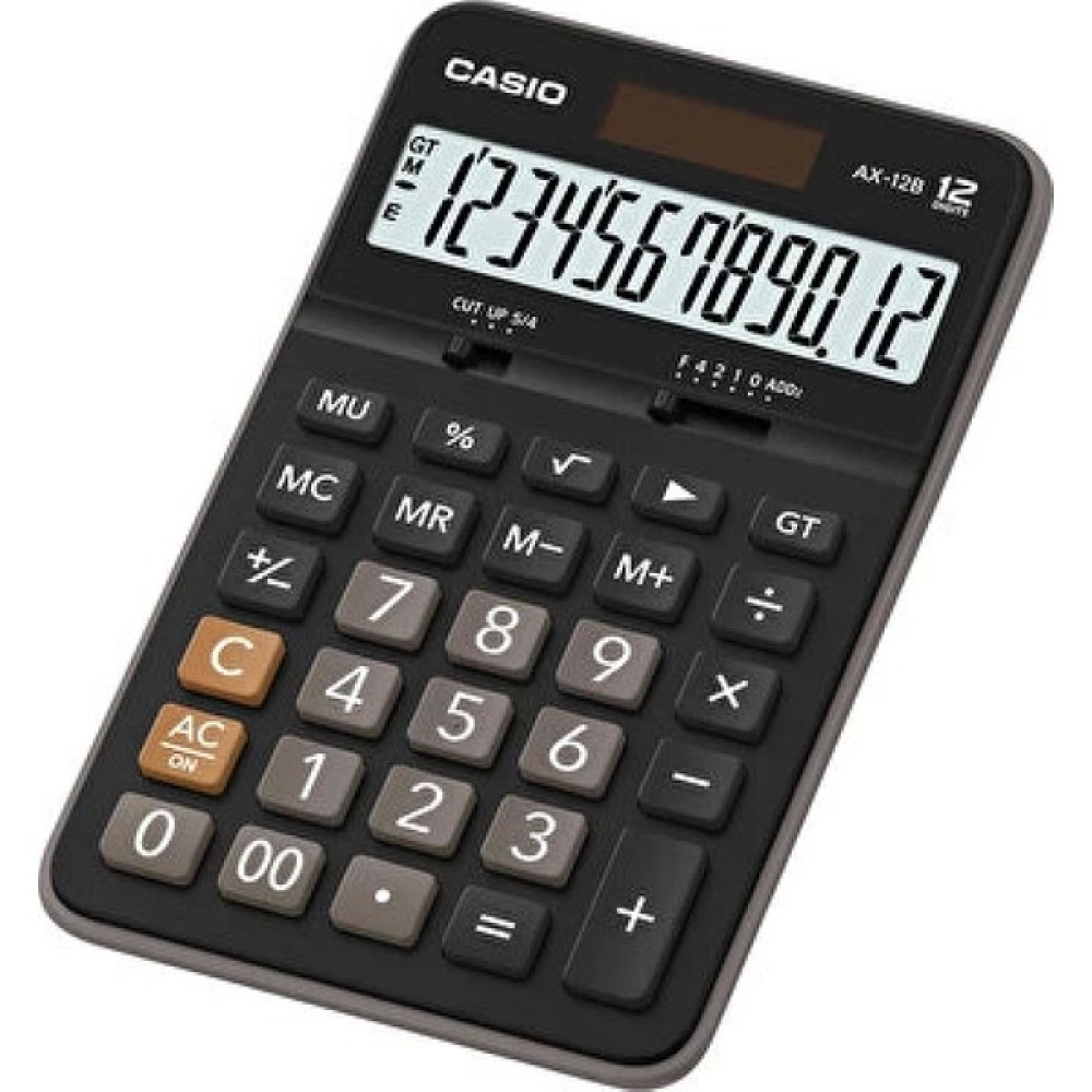 Casıo Hesap Makinesi Ax-12 B 12 Hane - Siyah - Renk Oto Boyaları Fiyatı