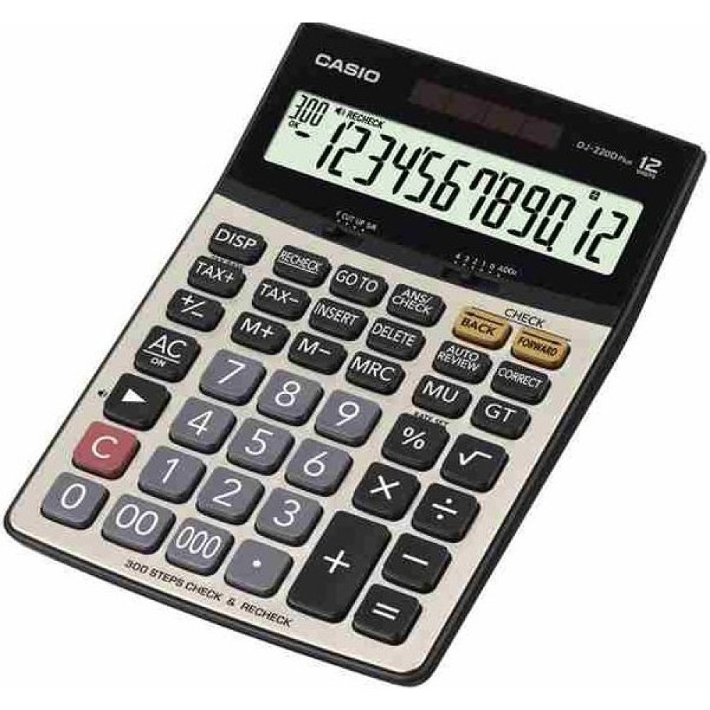 Casio Hesap Makinesi Masaüstü Dj-220 12 Hane Hesap Makinesi Fiyatı