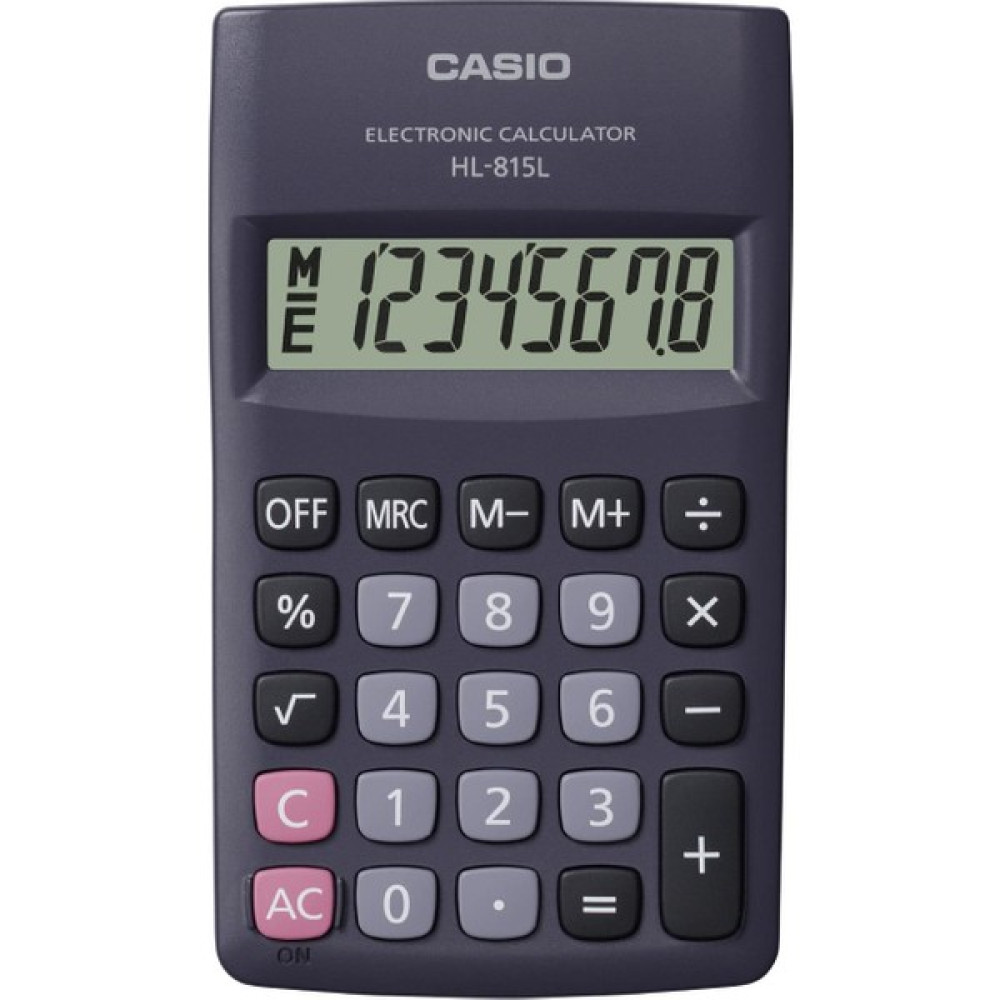 Casio HL-815L-BK-W-DP Hesap Makinesi Pocket Hesap Makinesi Fiyatı