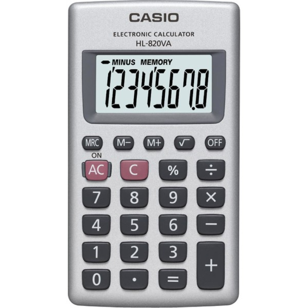 Casio HL-820VA-W-DP Hesap Makinesi Pocket Hesap Makinesi Fiyatı