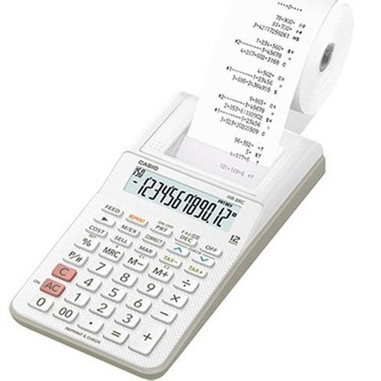 Casıo Hr-8Rc-We Şeritli 12 Hane Hesap Makinesi Hesap Makinesi Fiyatı