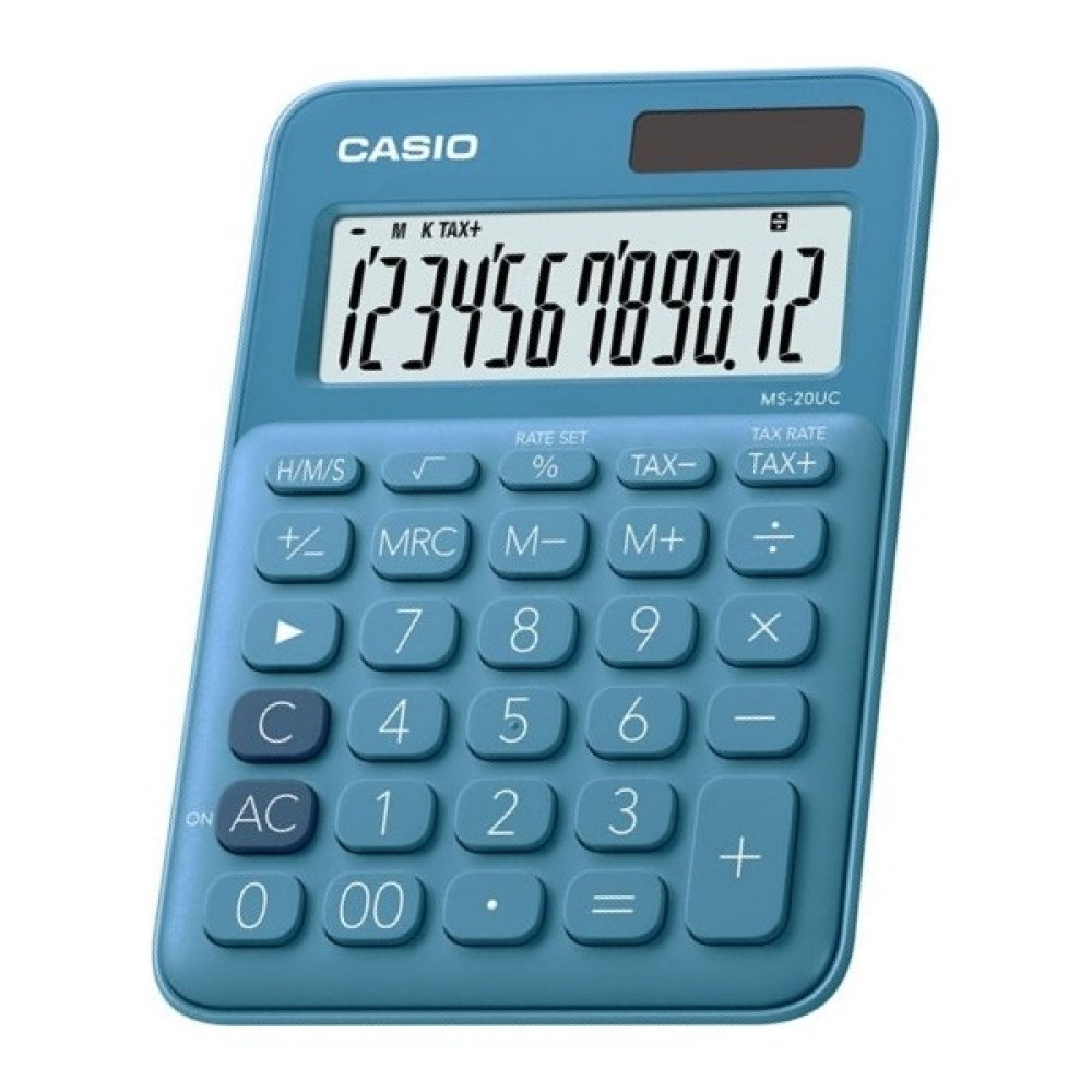 Casio Ms20Ucbu 12 Haneli Masaüstü Hesap Makinesi Hesap Makinesi Fiyatı