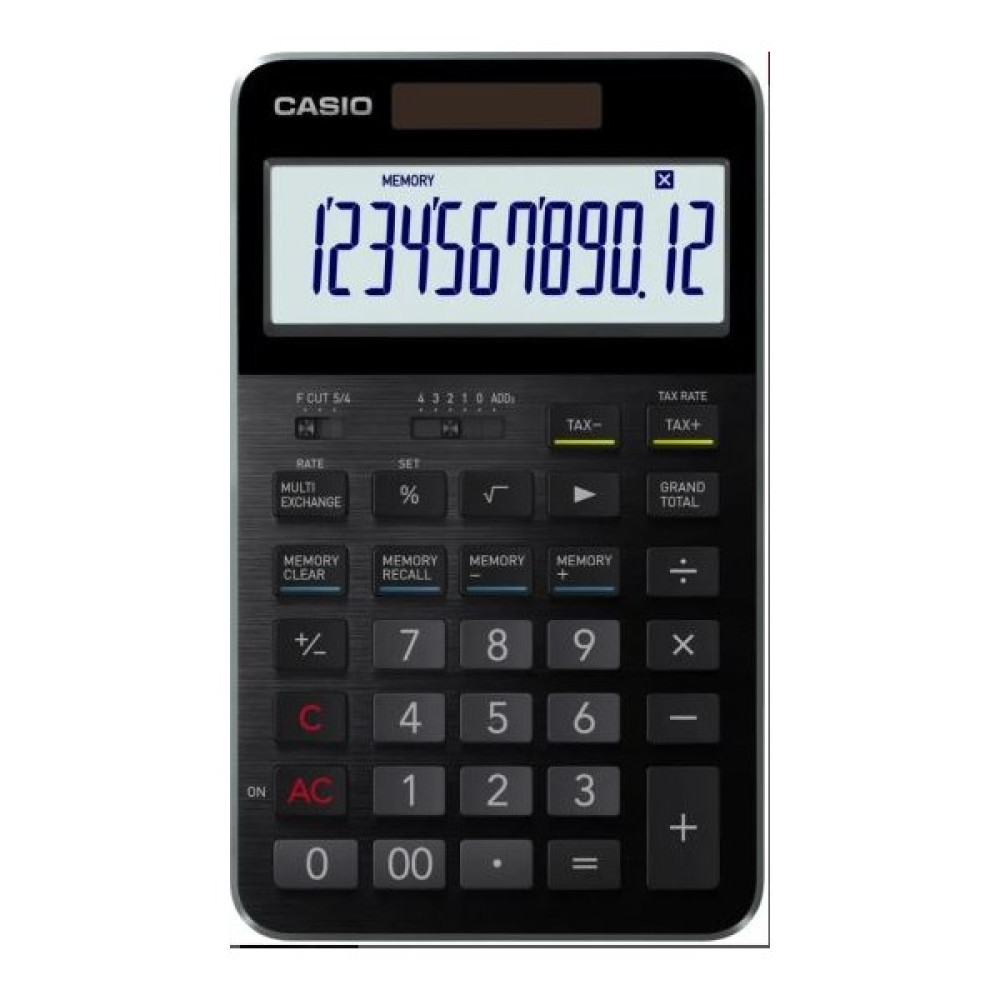 Casio S100X-BK-DJ Profesyonel 12 Hane Masa Üstü Hesap Makinesi Hesap Makinesi Fiyatı