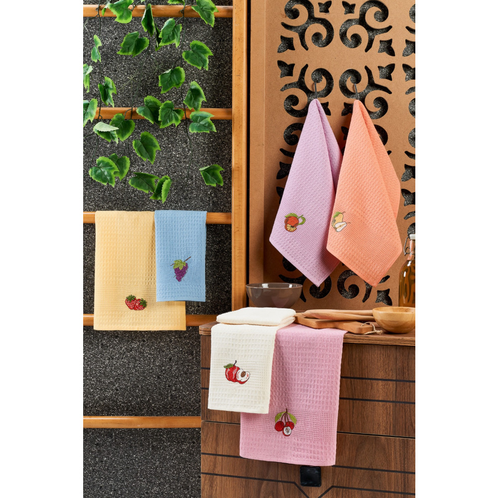 Casnack 6lı Mutfak Havlusu Fruit Seti 40x60 Banyo Havlusu Fiyatı