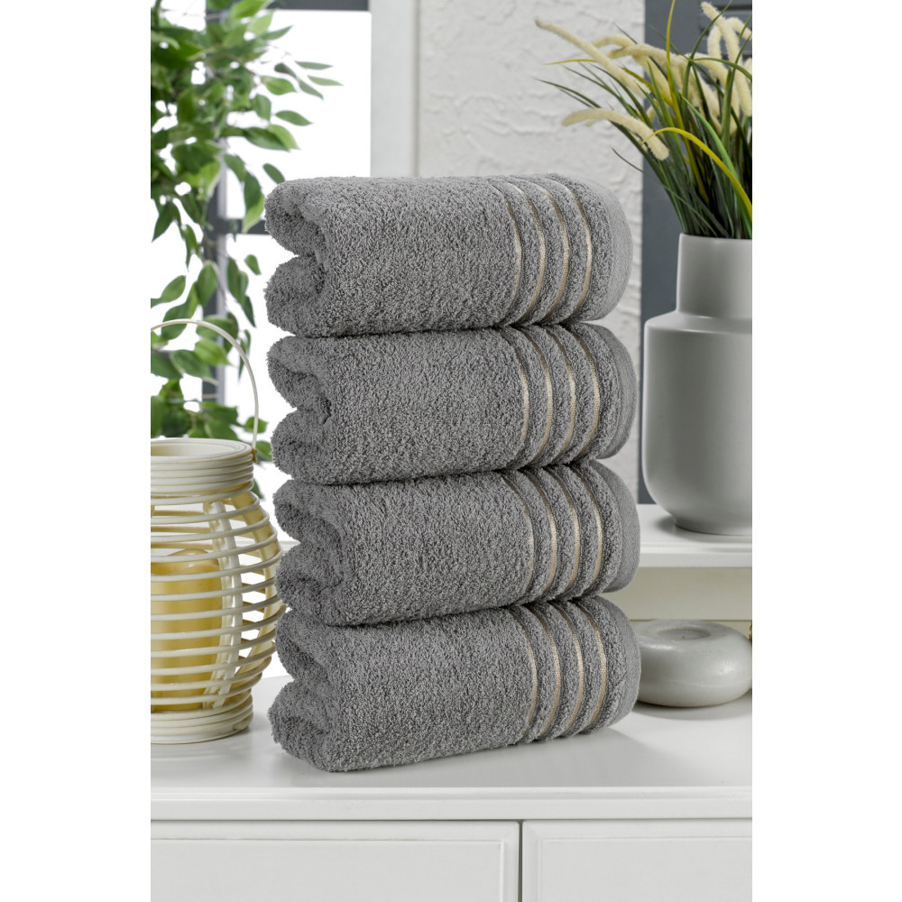 Casnack Diana Havlu Seti 4lü 800gr. 50x90cm Banyo Havlusu Fiyatı