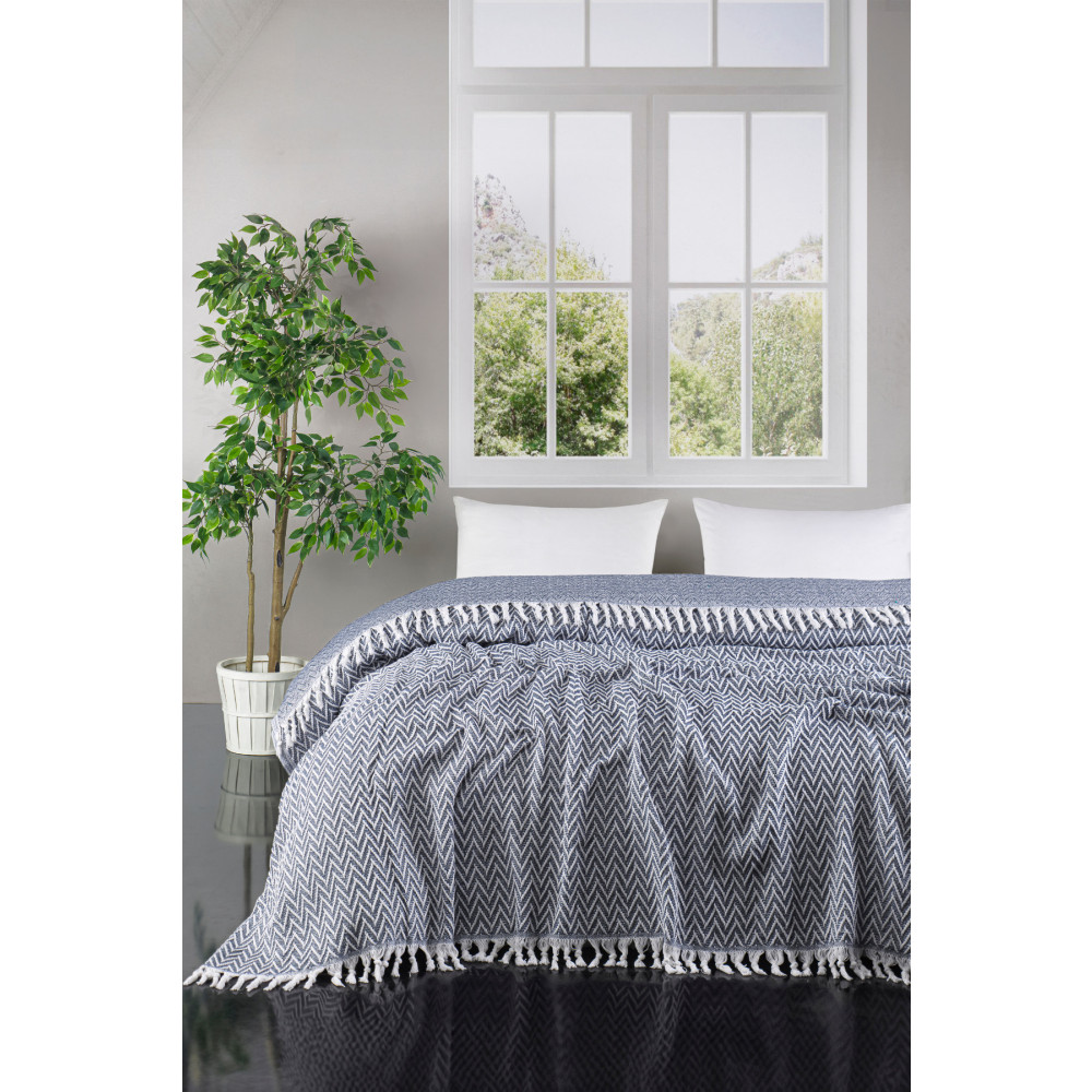 Casnack İndigo Çift Kişilik Pike 1600gr. 200x230cm Pike & Pike Takımı Fiyatı