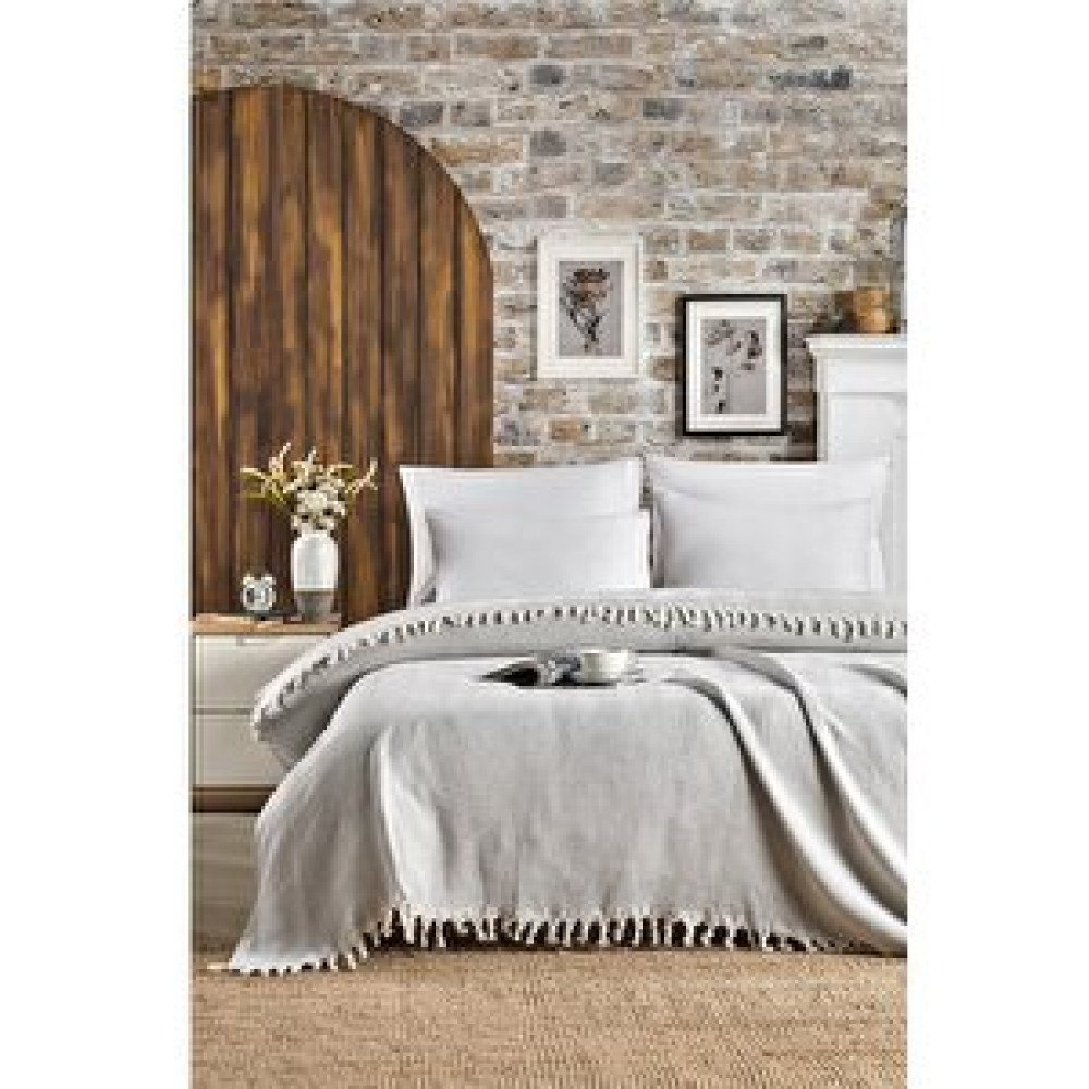 Casnack Lavin Model Gri Çift Kişilik Pike 1500gr. 200x230cm Gri Pike & Pike Takımı Fiyatı