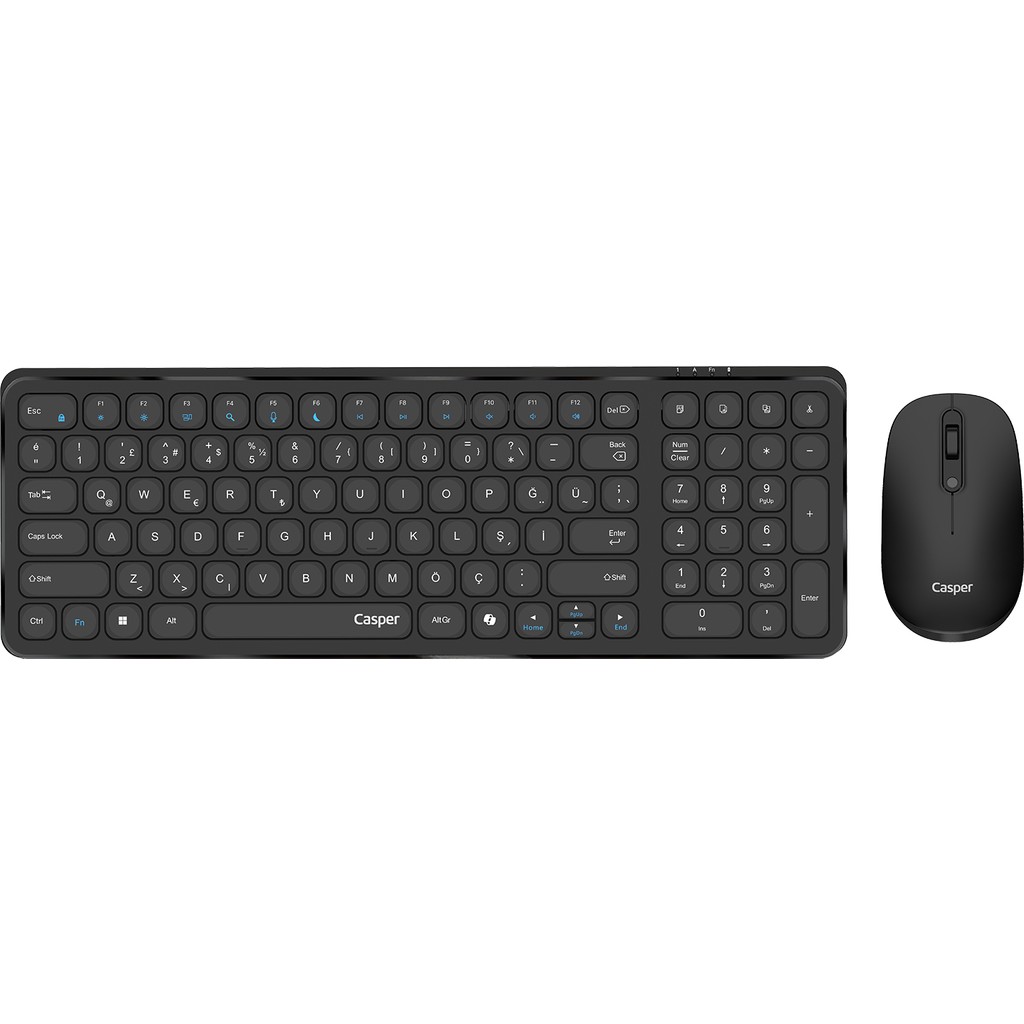 Casper D300 Siyah Kablosuz Klavye Mouse Set Klavye - Mouse Fiyatı
