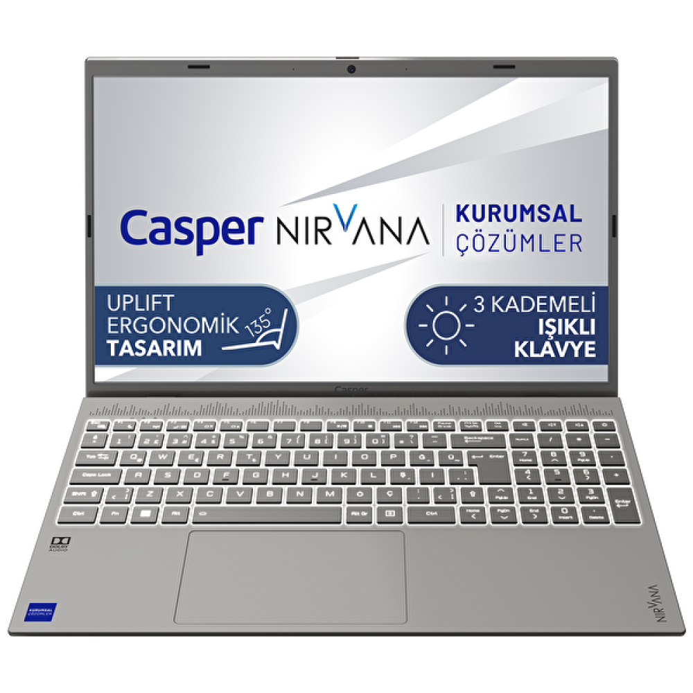 Casper Nirvana C650.1255-Ef00R-G-F Intel Core i7 1255U 15.6" 64 GB RAM 1 TB NVMe SSD Gen4 W11Pro Notebook Dizüstü Bilgisayar Fiyatı