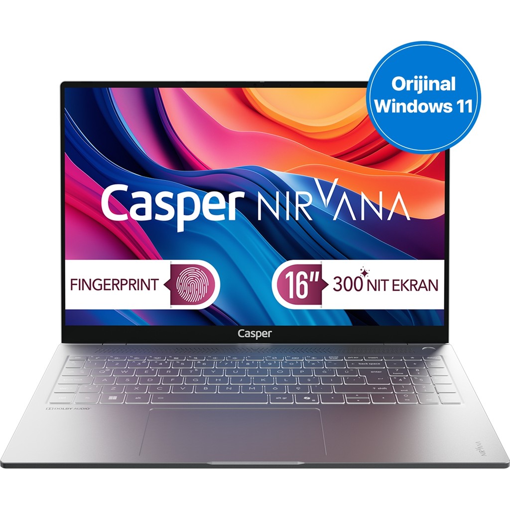 Casper Nirvana S100 300NIT Intel Core 9-270H 24GB DDR5 1TB SSD 16" W11H Laptop S100.270H-CF00A-G-F - 1 TB - 24 GB Dizüstü Bilgisayar Fiyatı