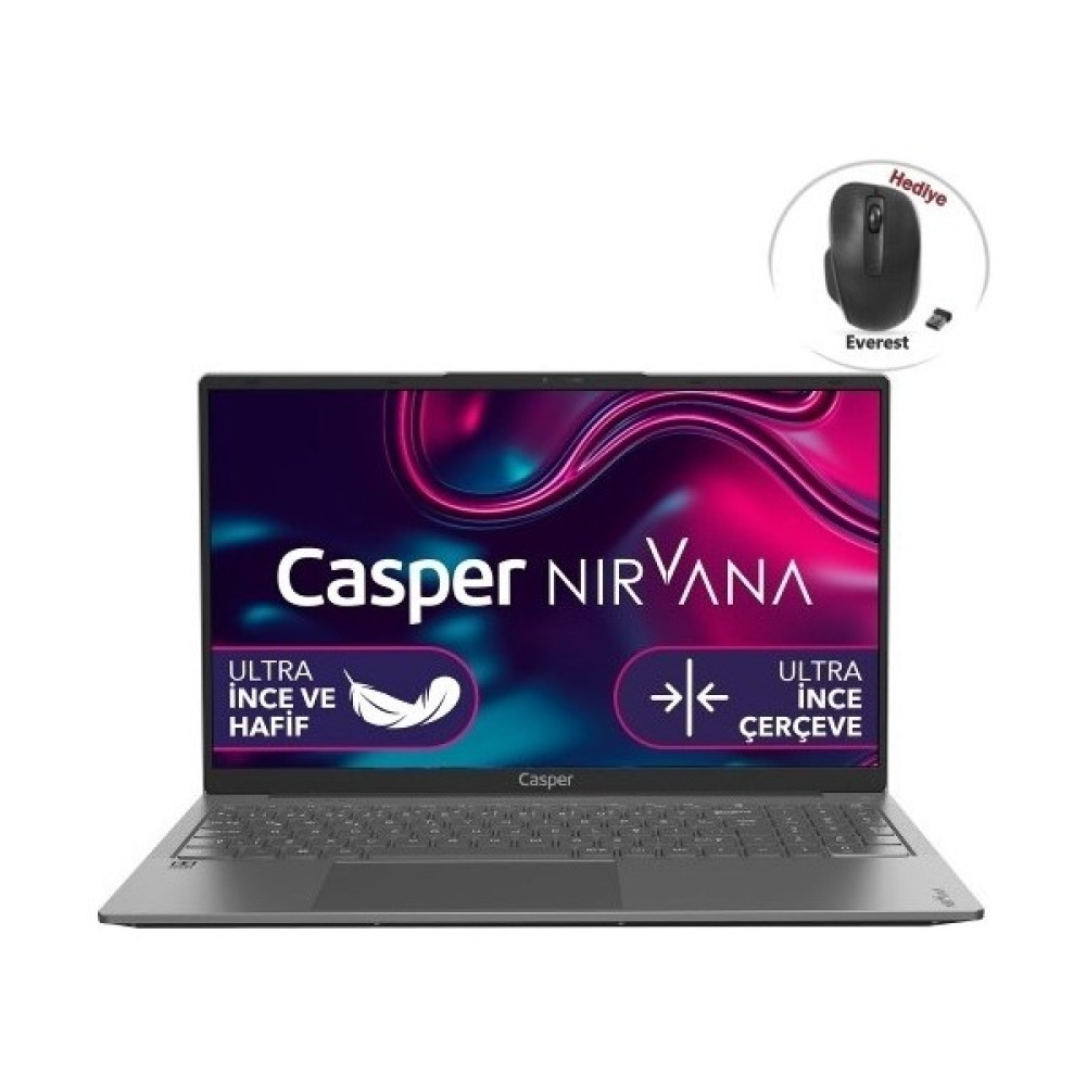 Casper Nirvana X600.1235-8V00X-G-FM11 Intel Core I5 1235U 32 GB 500 GB SSD Windows 11 Pro 15.6" Fhd Taşınabilir Bilgisayar Dizüstü Bilgisayar Fiyatı
