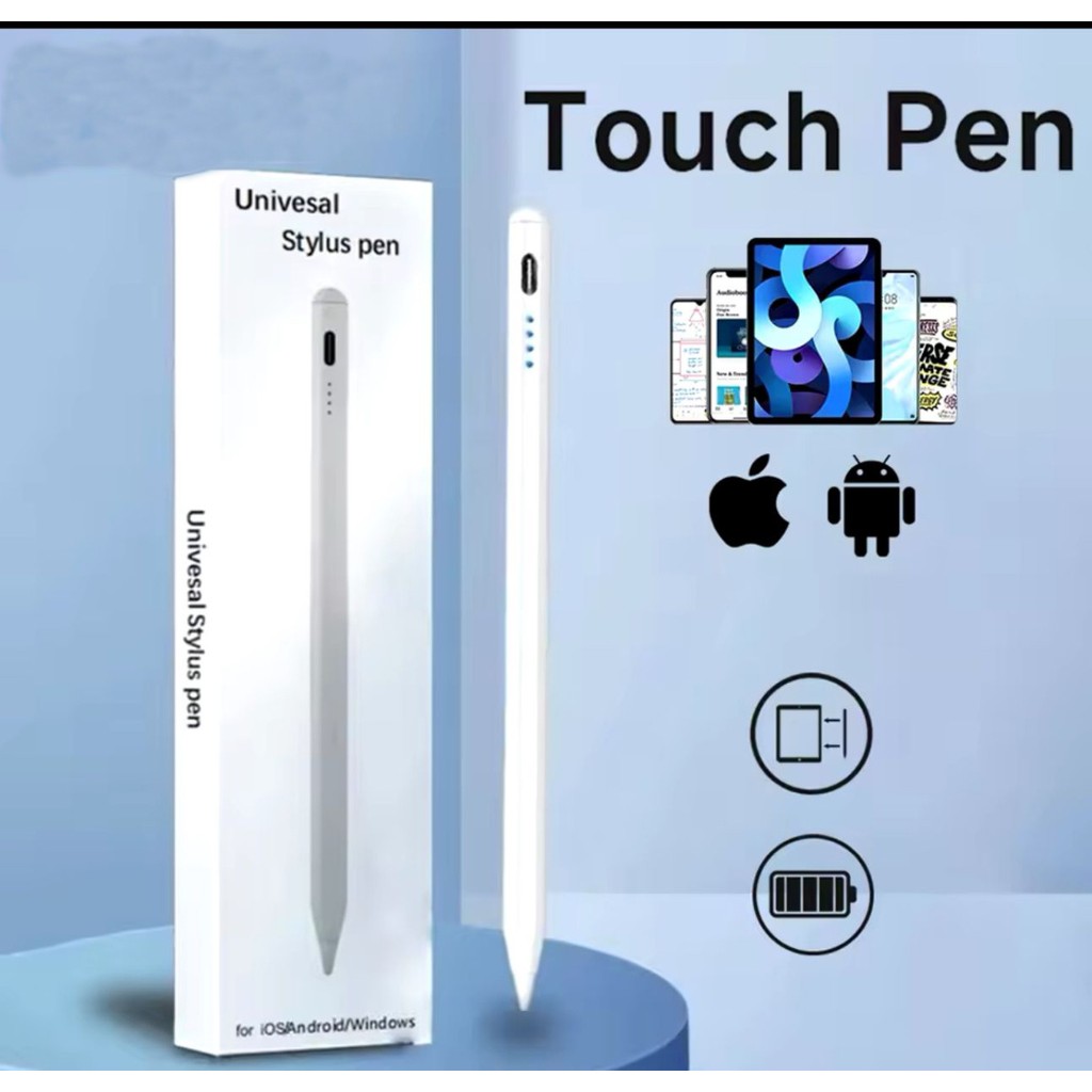Casper Vıa S40 Uyumlu Universal Dokunmatik Tablet Kalemi - Beyaz Tablet Aksesuarı Fiyatı