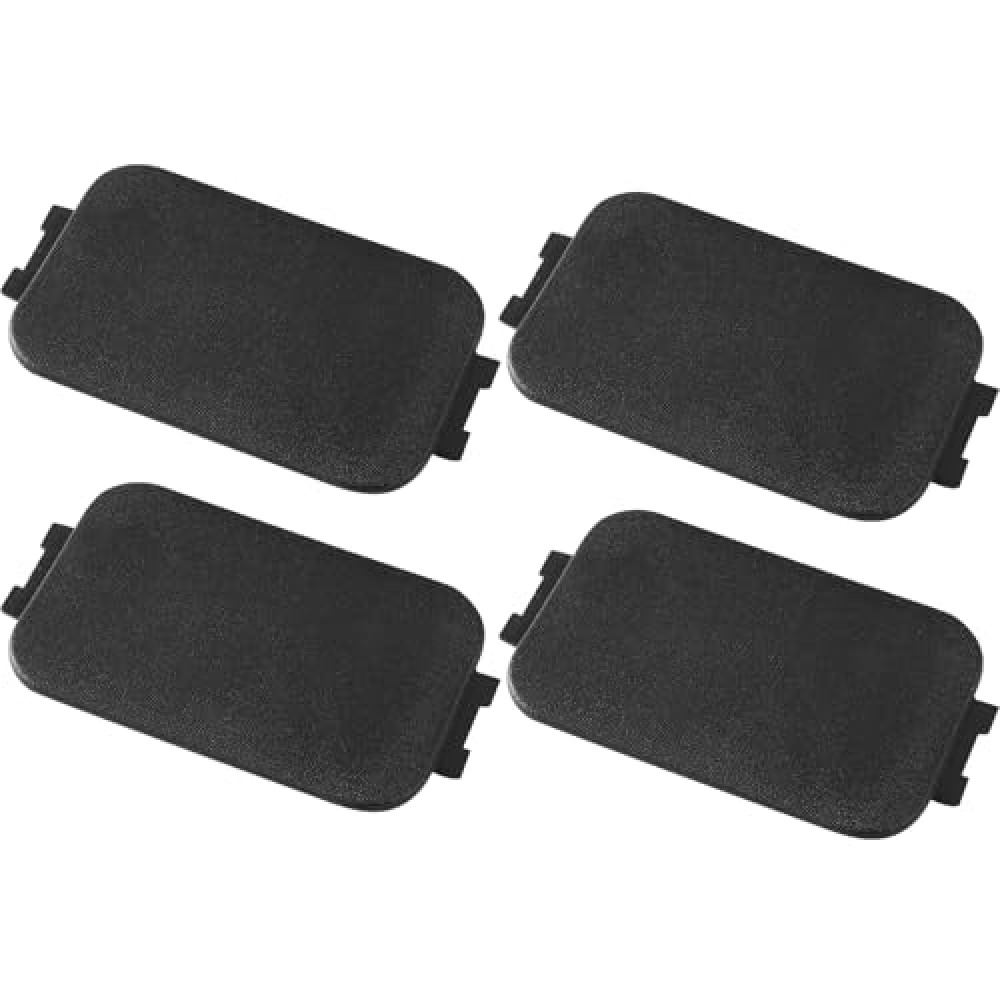 Casrram Truck Bed Rail Cap Plastic Bedrail Insert Plug Box Stake Pocket Cover Compatible with Ford F150 1997-2014, F250 F350 2002-2016 Replace 5L3Z99290D90AAA (4 pcs)