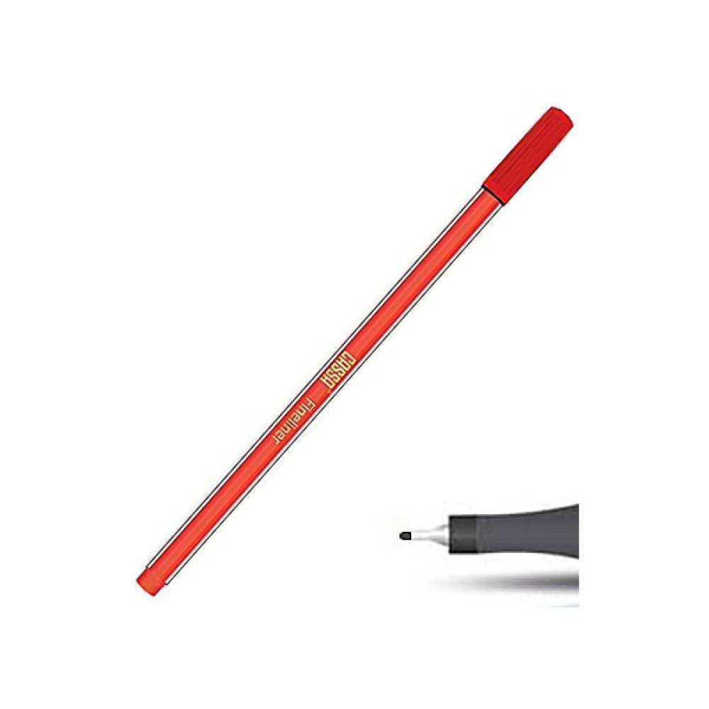Cassa 9812 Fineliner Keçe Uçlu Kalem 0.4mm Kırmızı Oto Boyaları Fiyatı
