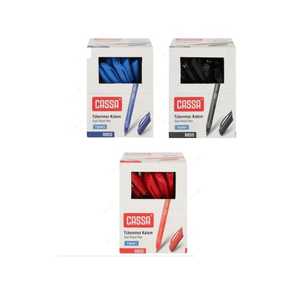 Cassa Tükenmez Kalem 1.0mm 50'li Paket Kırmızı Tükenmez Kalem Fiyatı