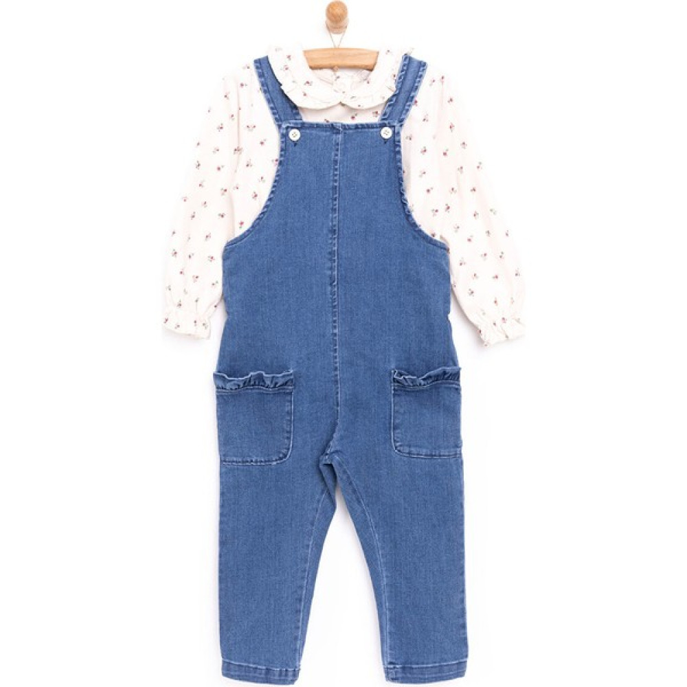 Cassiope Spring Buds Salopet-Tshirt Kız Bebek Bebek Tulumu Fiyatı